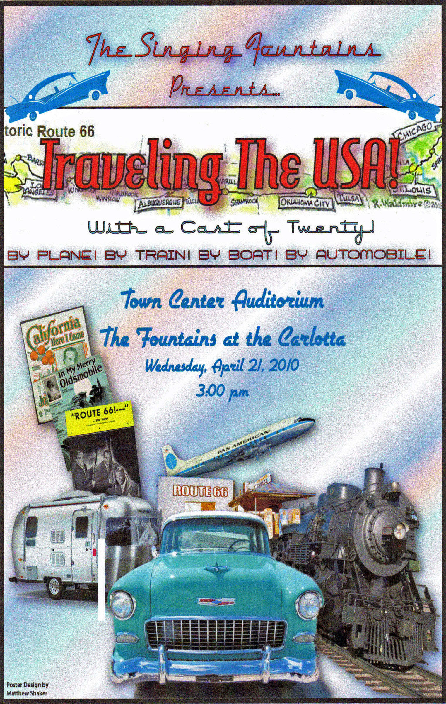 Travelin the USA poster, 2010